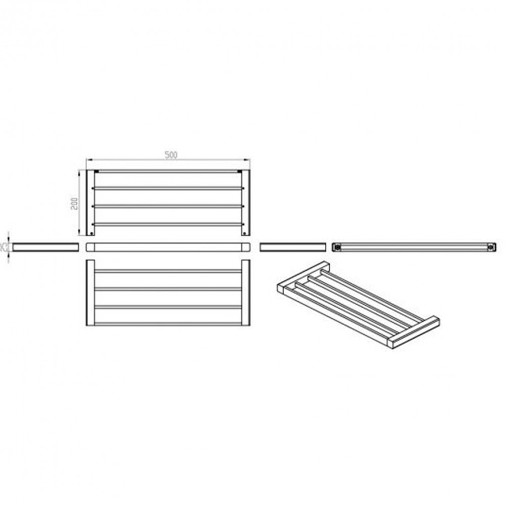 Wellis Suport pentru prosoape Capri Mobalis Homvera