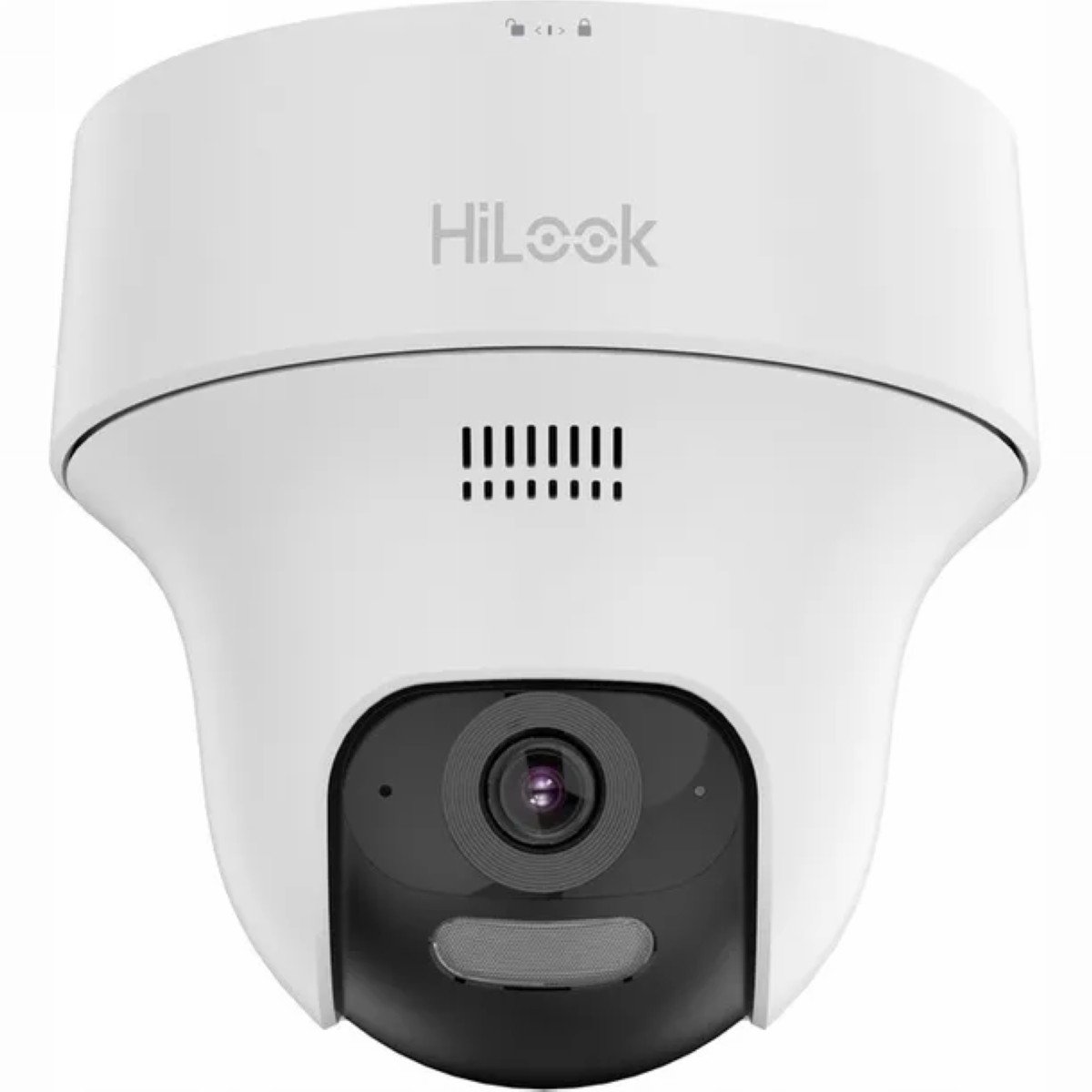 Camera supraveghere IP Hikvision HiLook IPC-F140-LIDF/W, Wi-Fi6, 4MP, 2.8mm, iluminare duala, audio bidirectional, slot microSD, rotire si inclinare din aplicatie, alarma sonora, IP54 SafetyGuard Surveillance