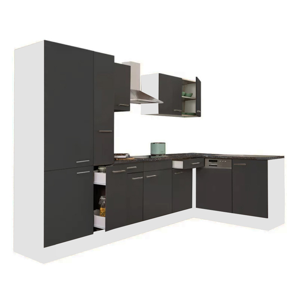 Leziter Dulap de bucătărie de colț Yorki 310 cu rafturi Mobalis Homvera