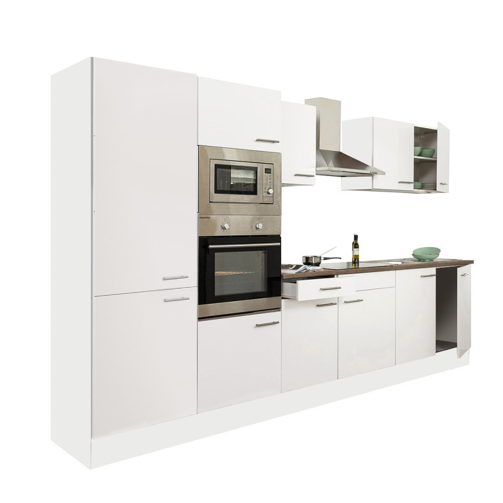 Leziter Mobilă de bucătărie Yorki 330 cu congelator inferior și frigider Mobalis Homvera