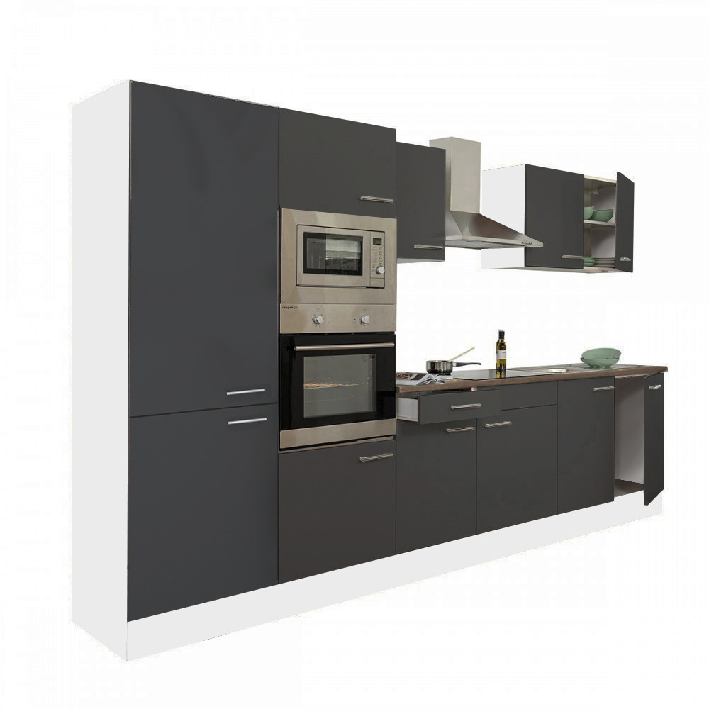 Leziter Mobilier de bucătărie Yorki 330 cu rafturi Mobalis Homvera