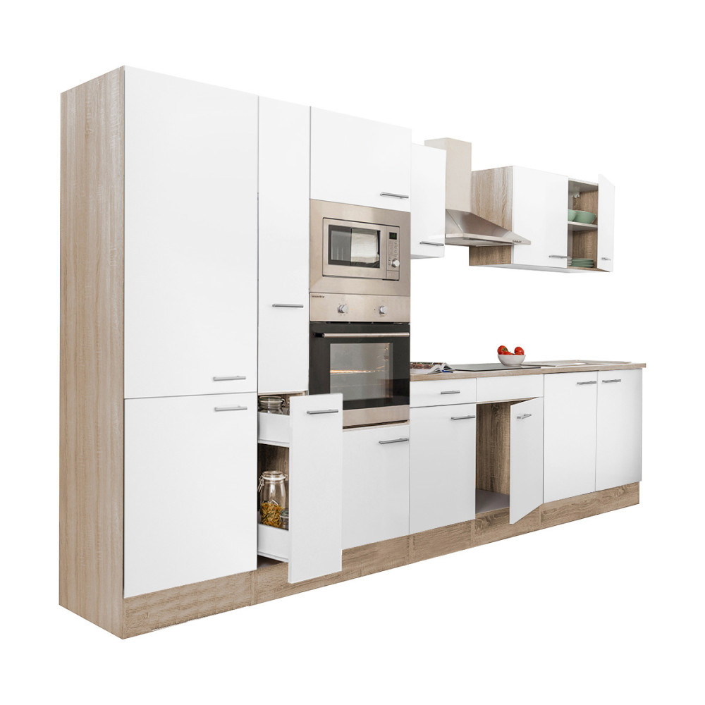 Leziter Mobilier de bucătărie Yorki 360 cu cuptor și cuptor cu microunde Mobalis Homvera