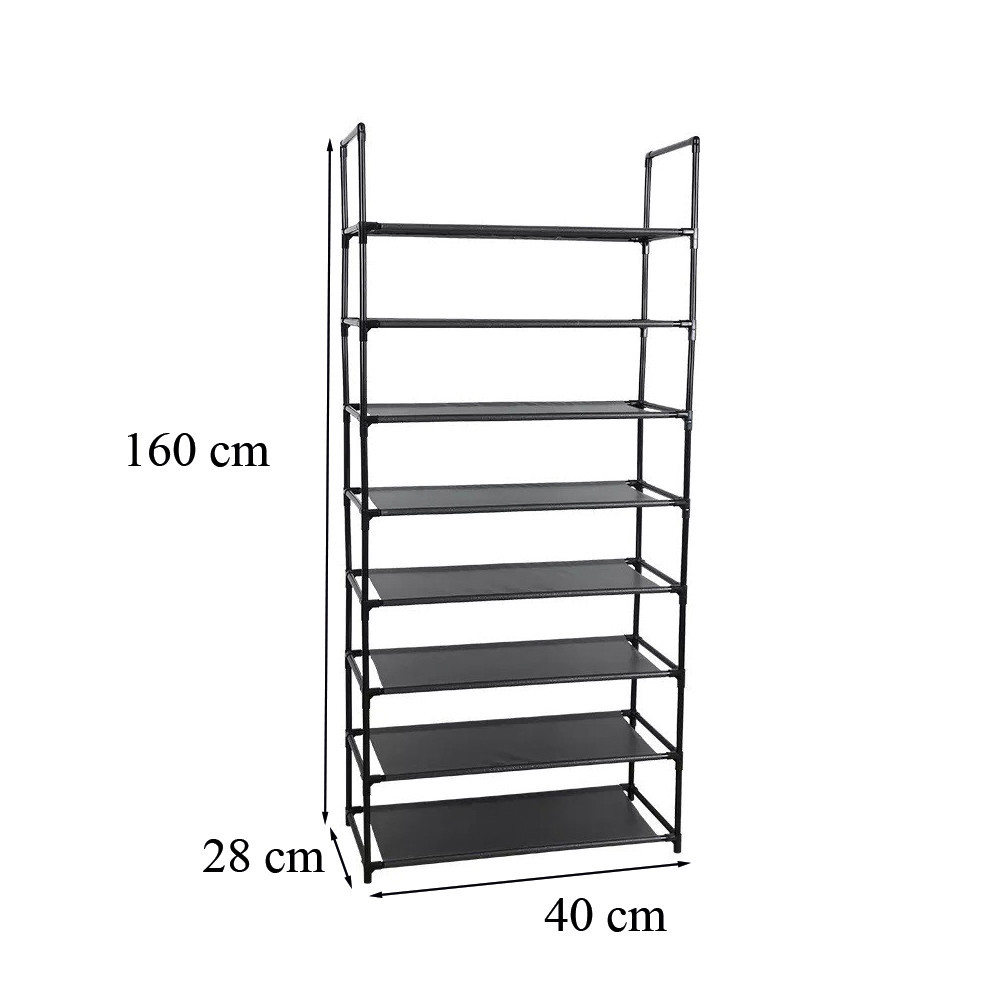 Leziter Suport pentru pantofi LCT-03 negru Mobalis Homvera