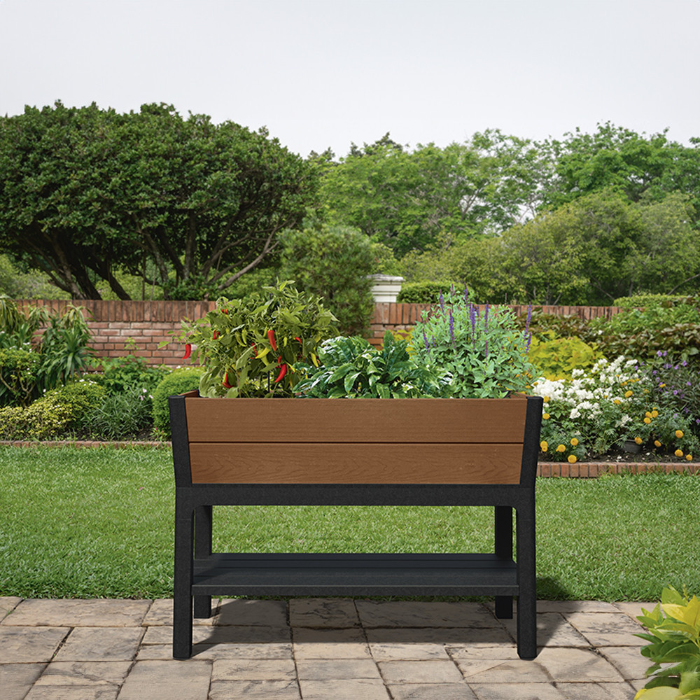 Curver Cutie de flori din plastic Darwin pentru grădină, RPO Mobalis Homvera