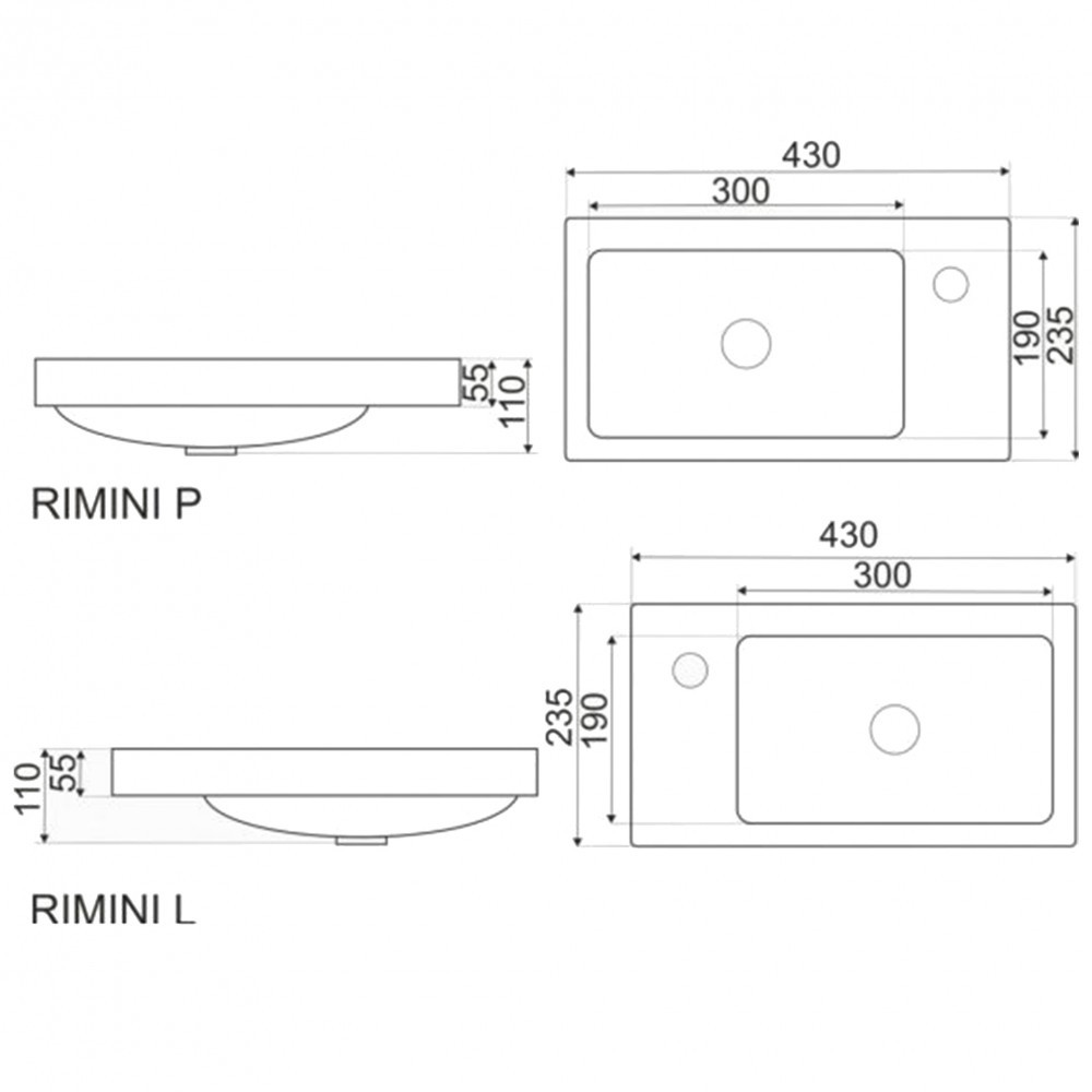 Kerra Lavoar de design ceramic Rimini Mobalis Homvera