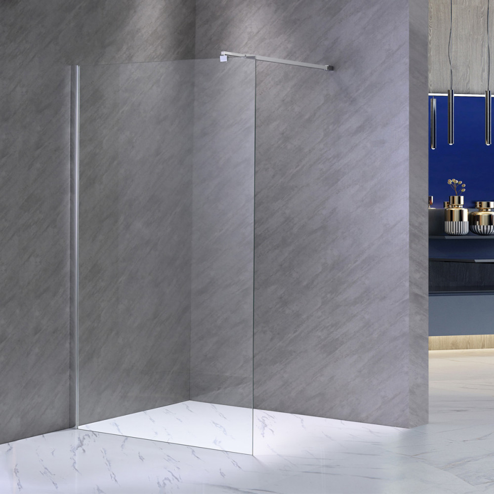 Leziter Cabină de duș River walk-in 120x190 cm cromată Mobalis Homvera