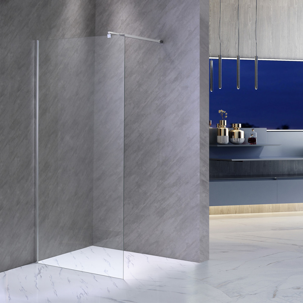Leziter Cabină de duș River walk-in 90x190 cm cromată Mobalis Homvera