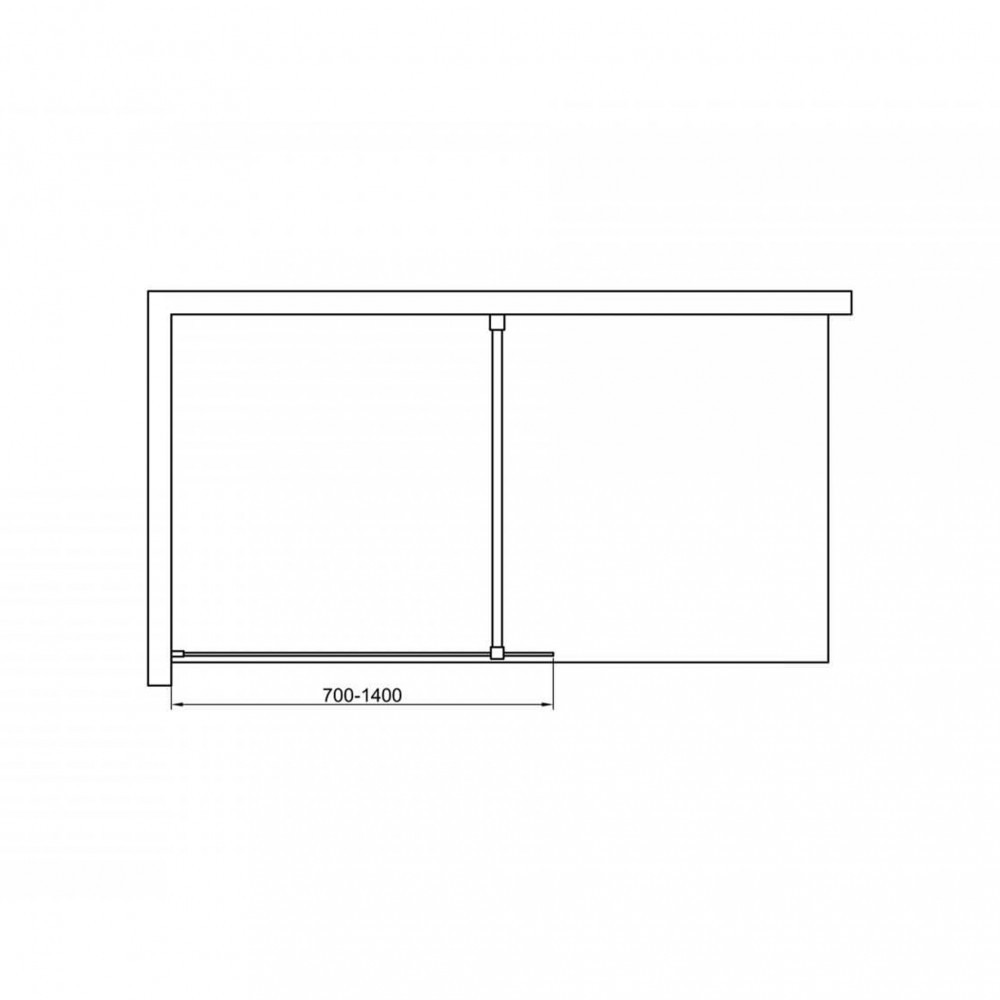 Leziter Cabină de duș Walker 80x195 cm Mobalis Homvera
