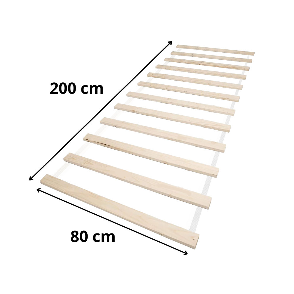 Leziter Cadru de pat drept 80x200 cm Mobalis Homvera