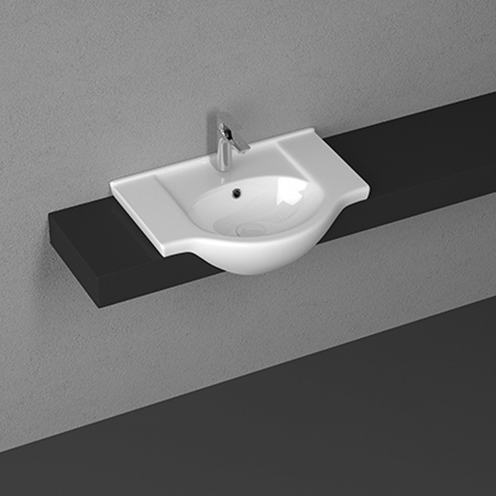 Leziter Lavoar ceramic cu aripi V65 65x43 cm Mobalis Homvera