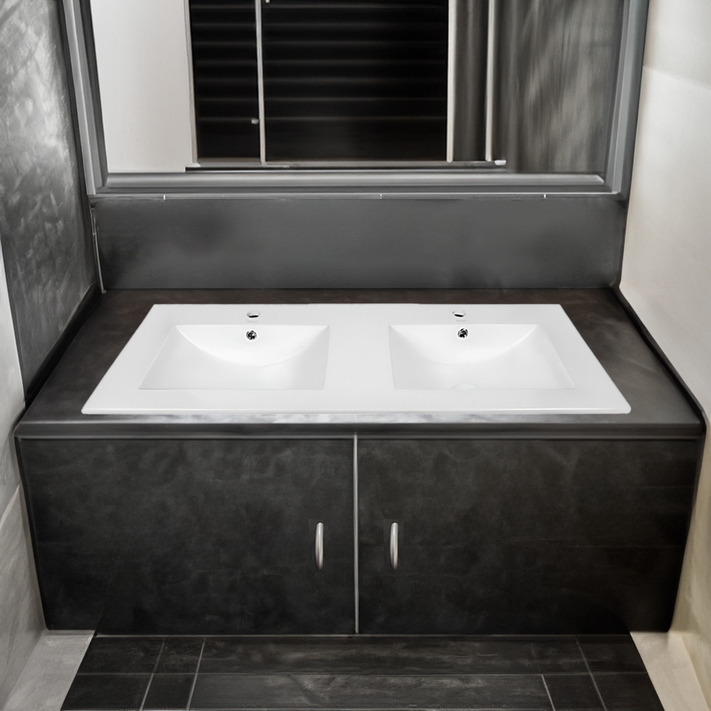 Leziter Lavoar cu design plat 18x120x46 cm Mobalis Homvera