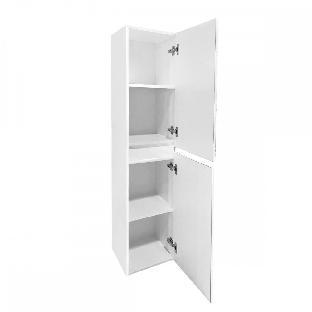 Leziter Dulap lateral Cube montat pe perete, alb Mobalis Homvera