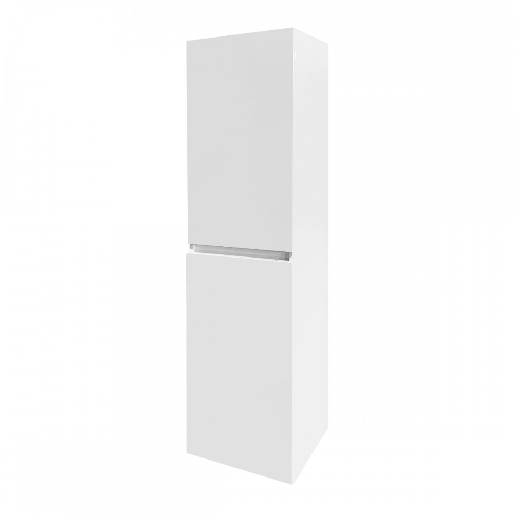 Leziter Dulap lateral Cube montat pe perete, alb Mobalis Homvera