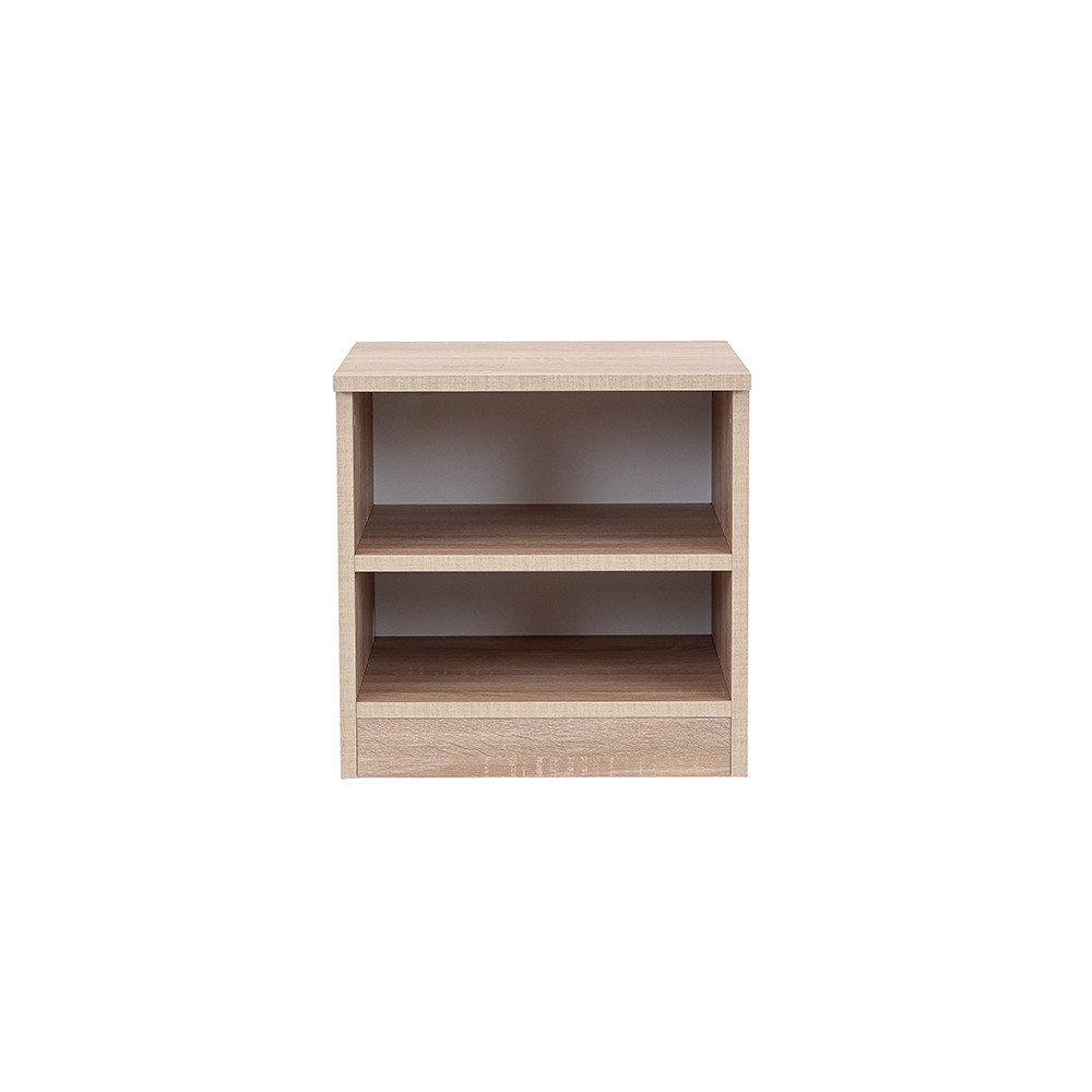 Leziter Noptieră Miami deschisă 40x40 cm stejar sonoma-stejar sonoma Mobalis Homvera