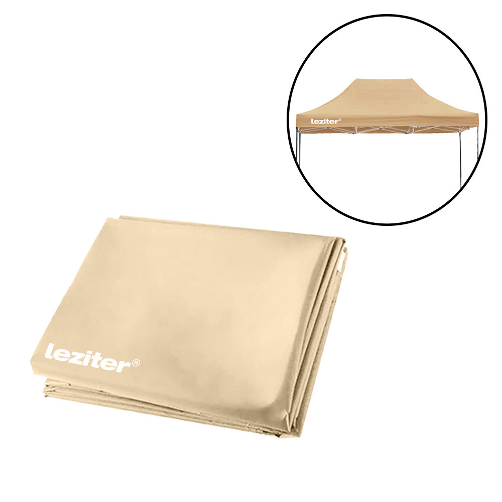 Leziter Prelată acoperiș foișor de grădină 3x4,5 m Mobalis Homvera