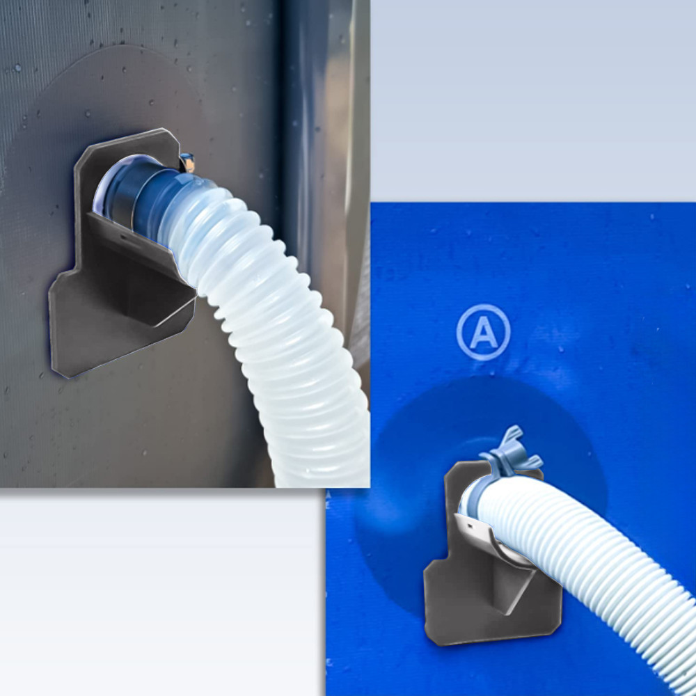 Leziter Suport pentru țeavă de piscină 38 mm gri Mobalis Homvera