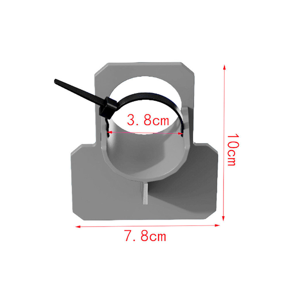 Leziter Suport pentru țeavă de piscină 38 mm gri Mobalis Homvera