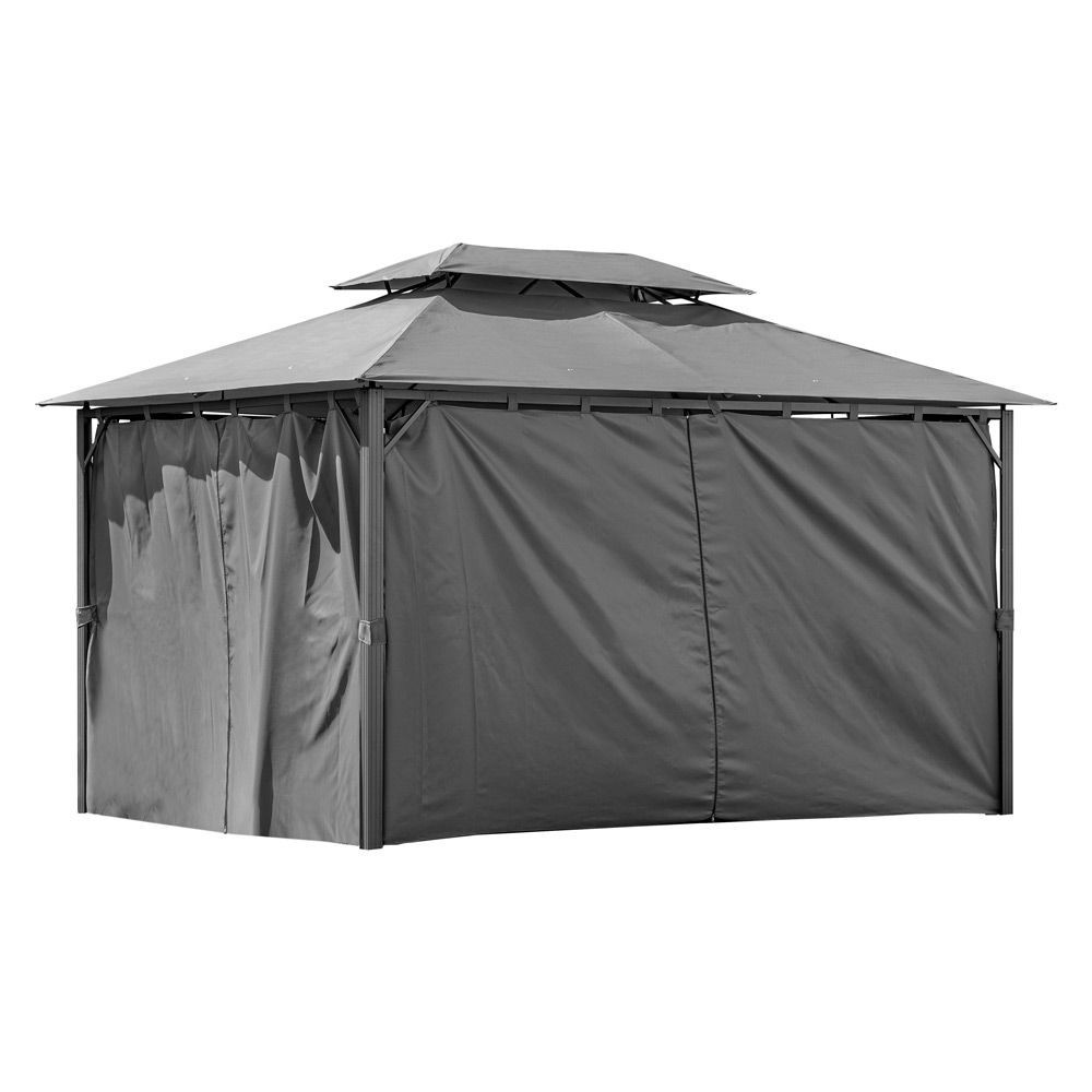 Mirpol Foișor de grădină Tino 3x4 grafit Mobalis Homvera