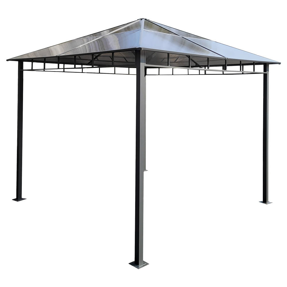 Mirpol Pavilion de grădină Dari cu acoperiș din policarbonat 3x3 m Mobalis Homvera