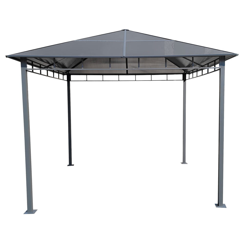 Mirpol Pavilion de grădină Dari cu acoperiș din policarbonat 3x3 m Mobalis Homvera