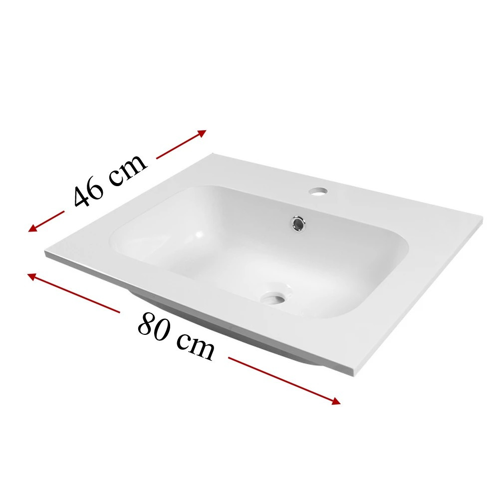 Wellis Lavoar din marmura artificiala Elois 80 Mobalis Homvera