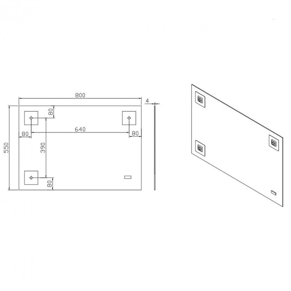 Wellis Oglindă de perete Ginger 80 Mobalis Homvera