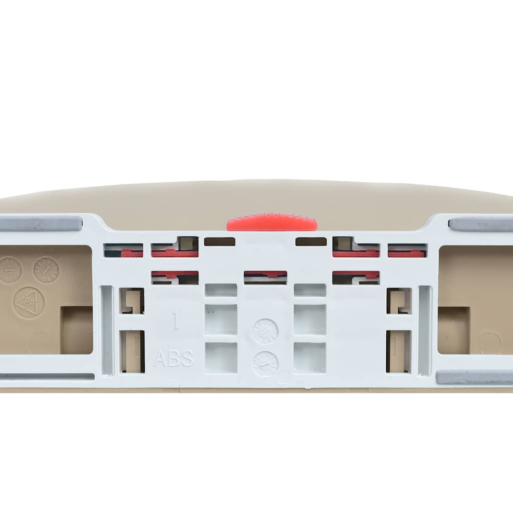 Capac WC cu închidere silențioasă, eliberare rapidă, bej, oval GartenMobel Dekor