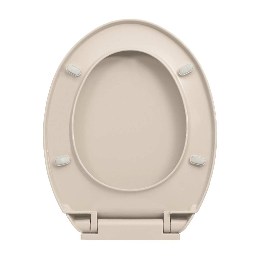 Capac WC cu închidere silențioasă, roz caisă, oval GartenMobel Dekor