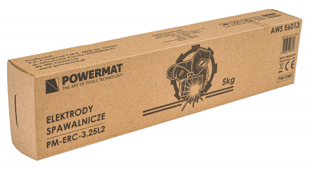 Powermat Electrod de sudură 3,25 mm 5 kg MMA PM1254 Mobalis Homvera
