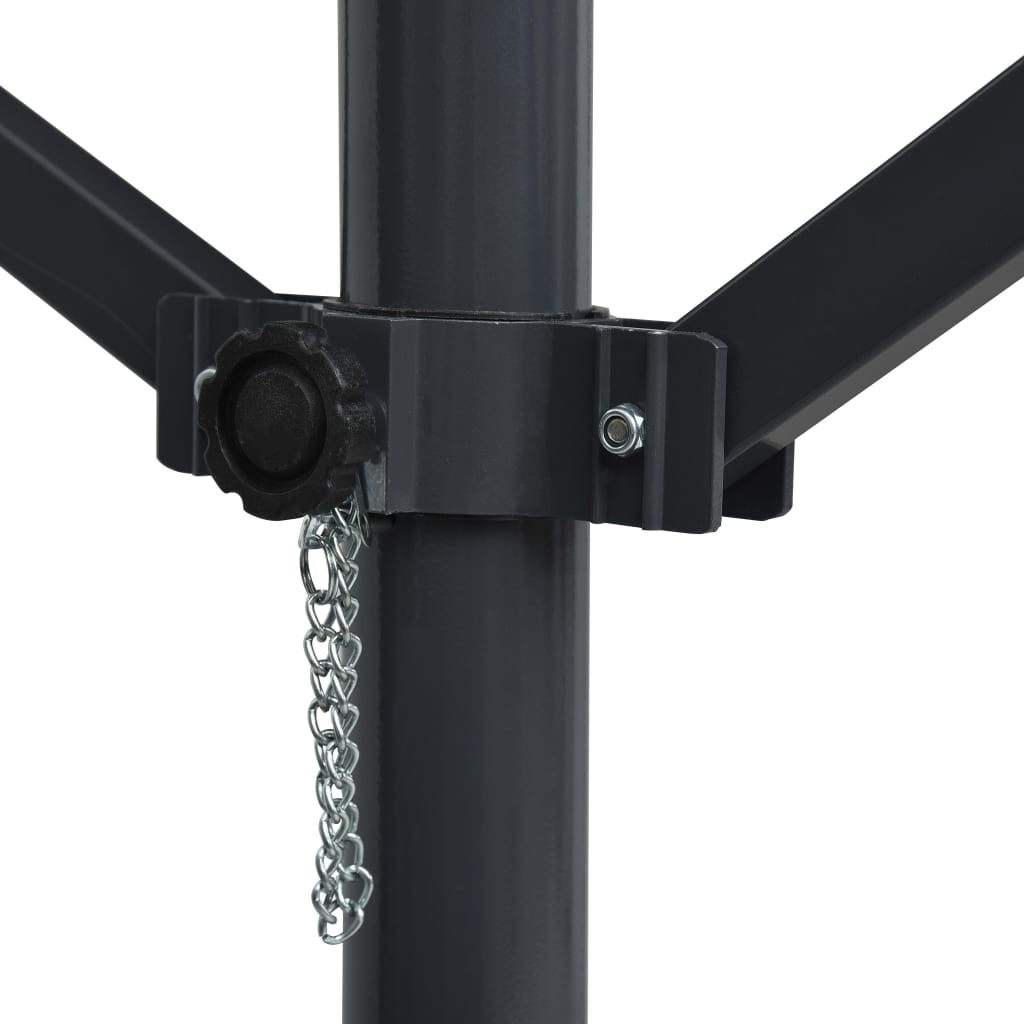 Copertină cu structură independentă, antracit, 300 x 300 cm GartenMobel Dekor