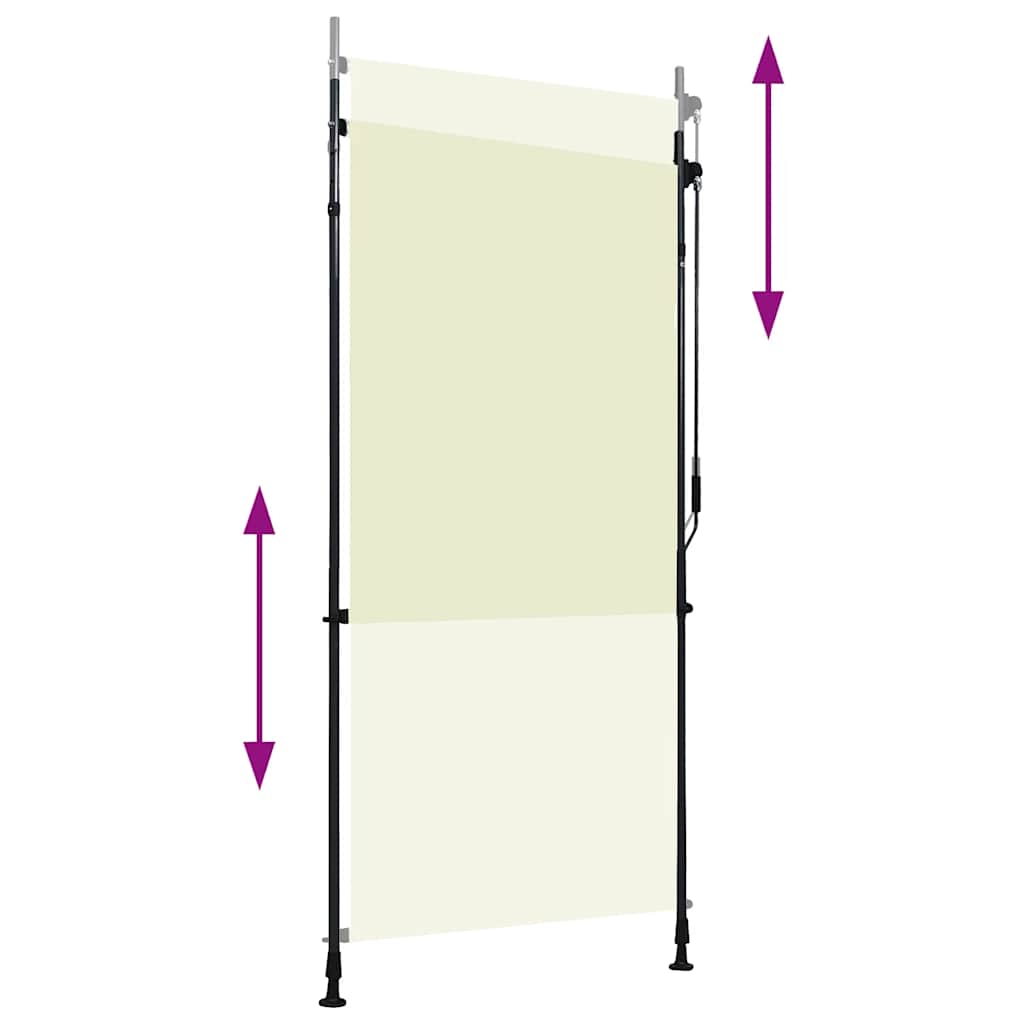 Jaluzea tip rulou de exterior, crem, 100 x 270 cm GartenMobel Dekor