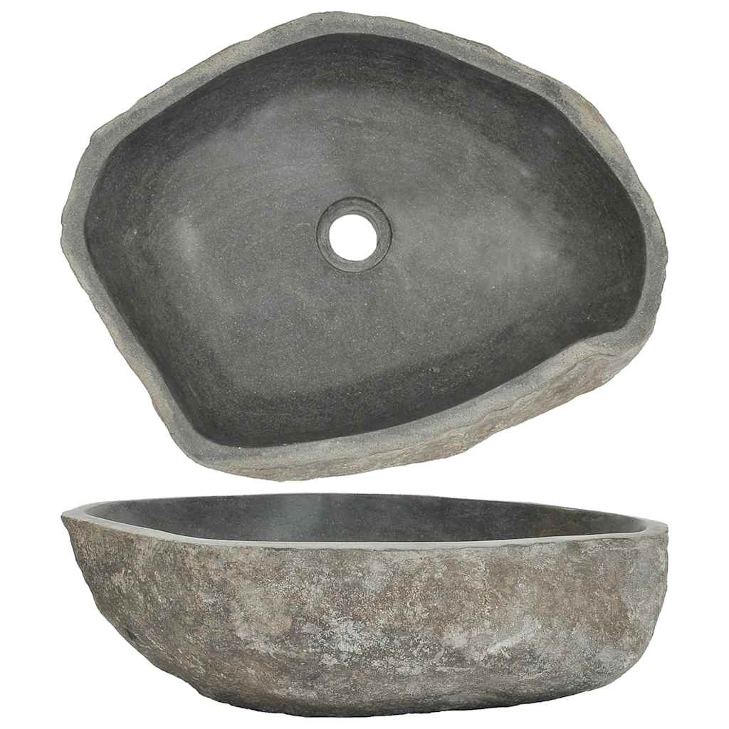 Chiuvetă din piatră de râu, (45-53)x(34-41) cm, oval   GartenMobel Dekor
