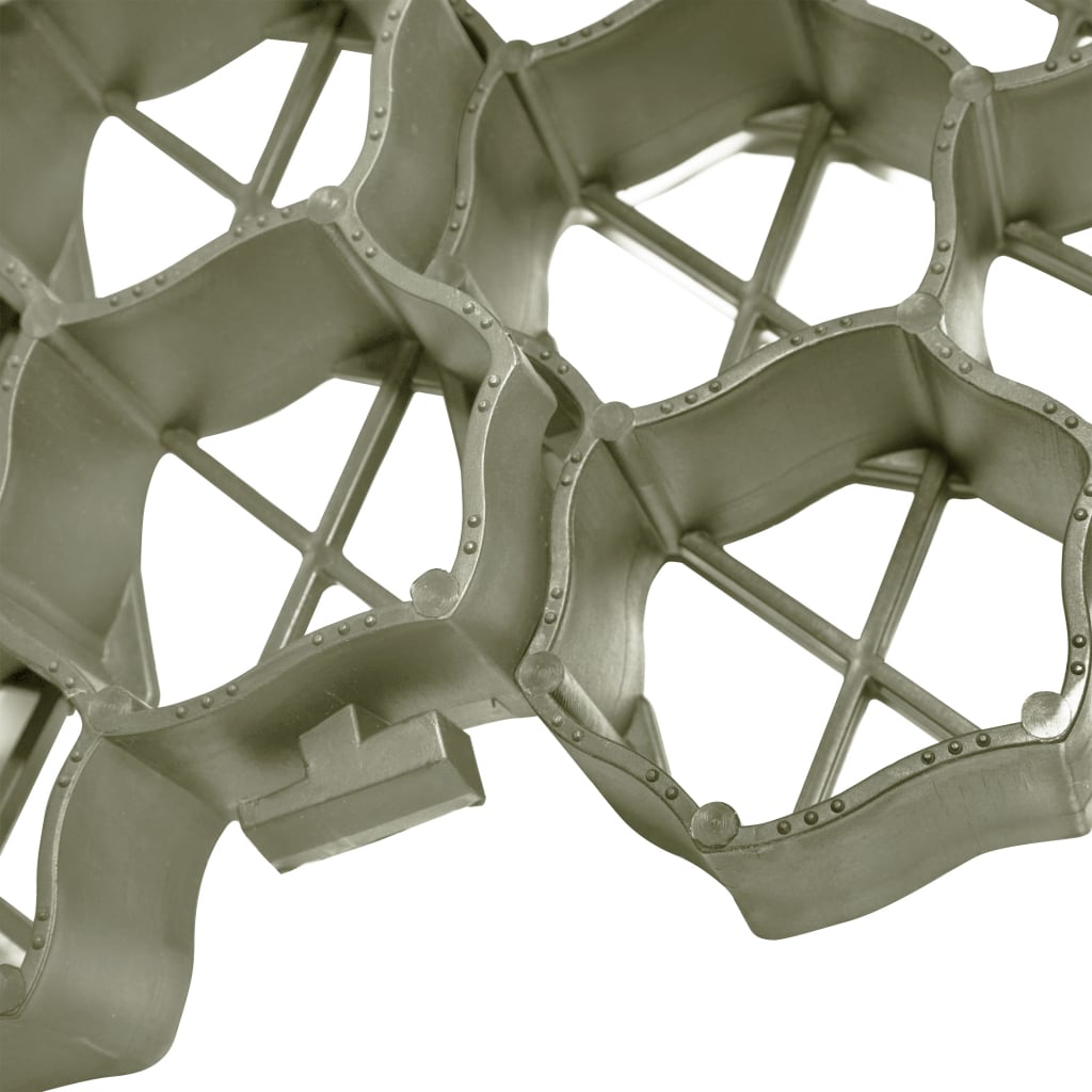 Grilaje de gazon, 16 buc., verde, 60 x 40 x 3 cm, plastic GartenMobel Dekor