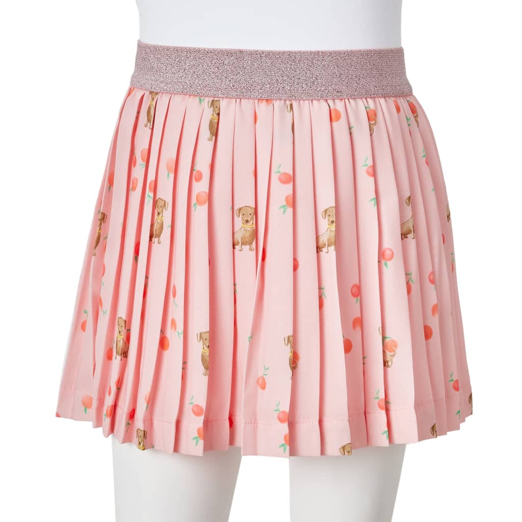 Fusta plisata copii portocaliu deschis 104 GartenMobel Dekor