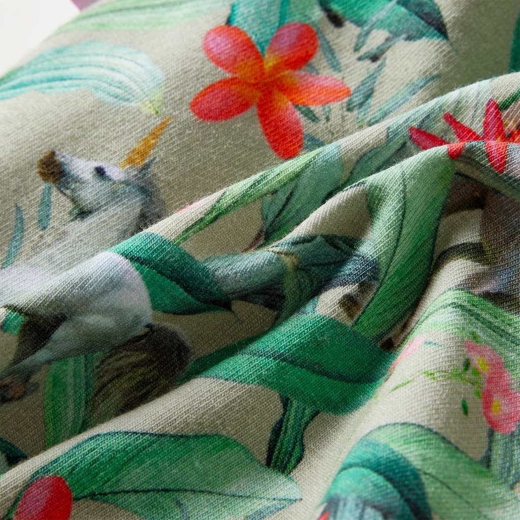 Pantaloni scurți de copii cu șnur, kaki, 92 GartenMobel Dekor