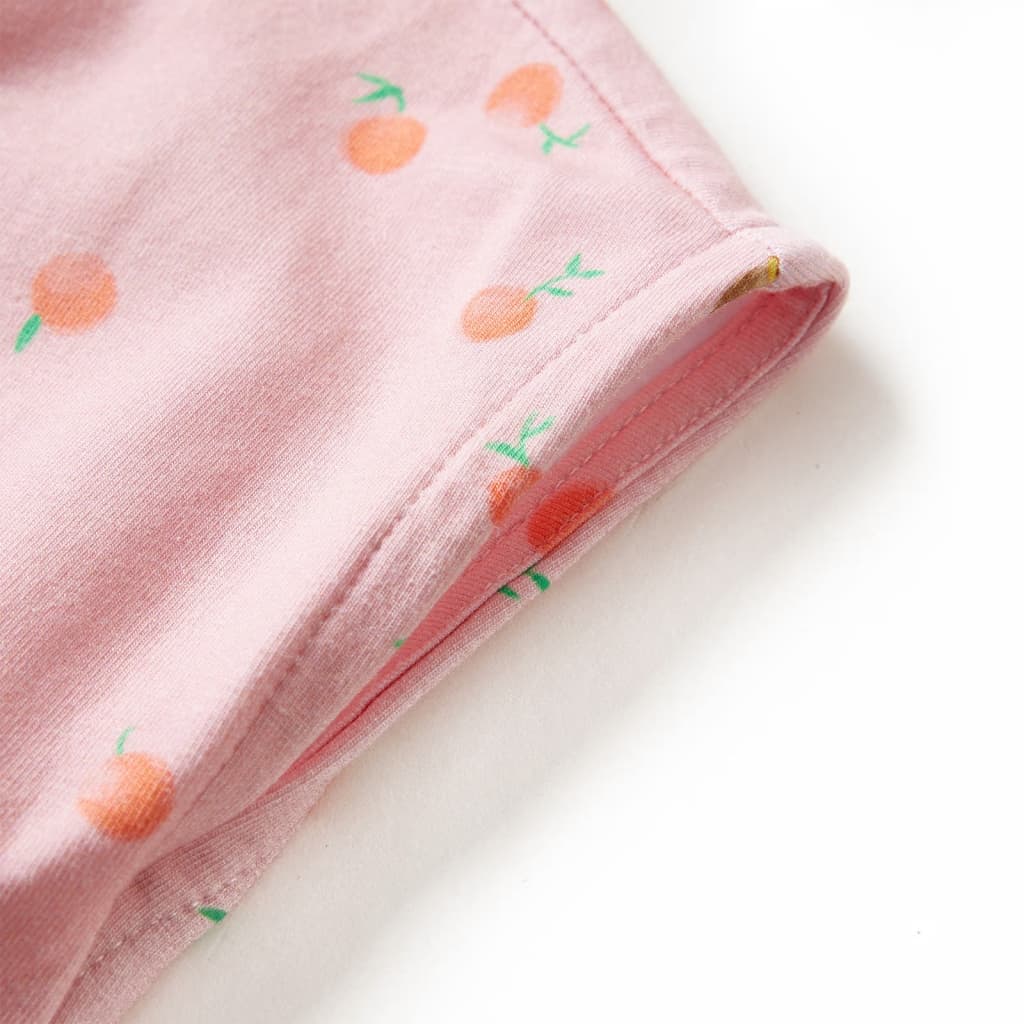 Rochie copii cu șnur, portocaliu deschis, 104 GartenMobel Dekor