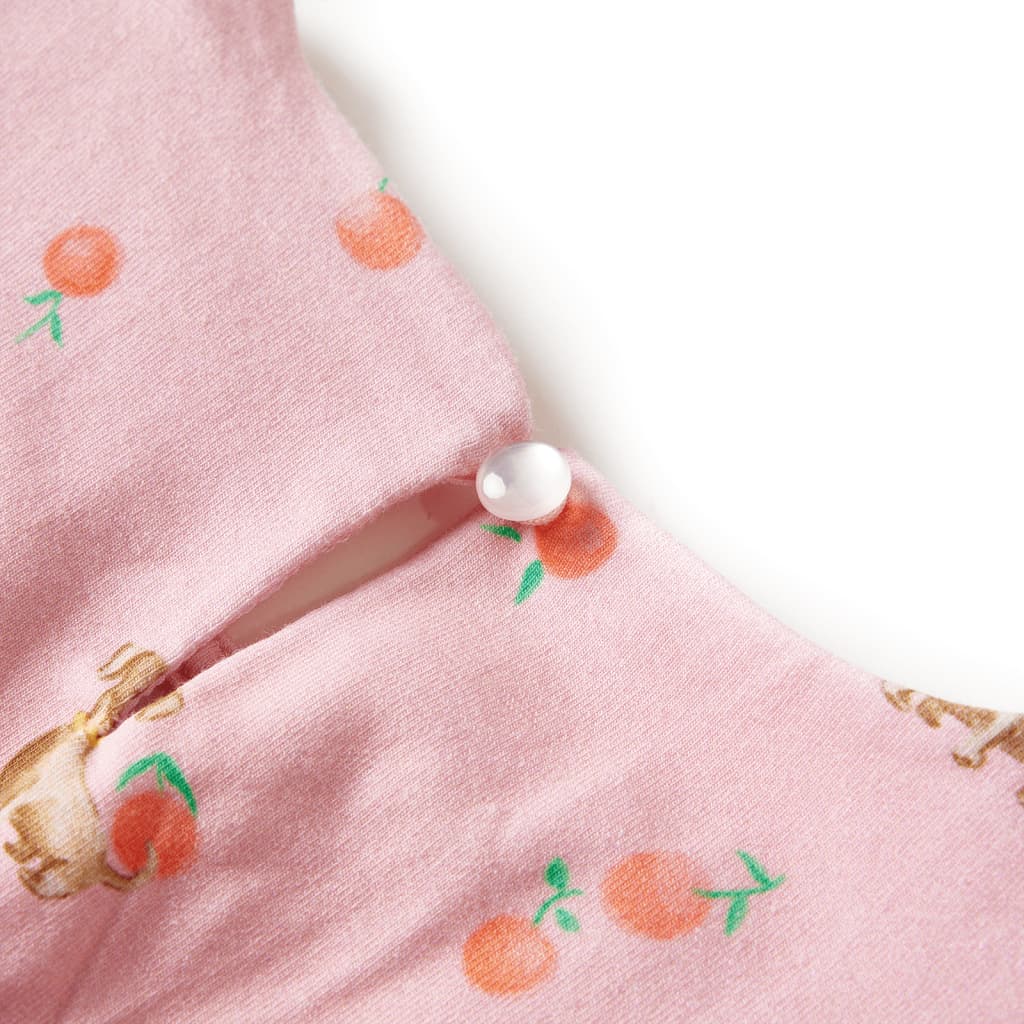 Rochie copii cu șnur, portocaliu deschis, 128 GartenMobel Dekor