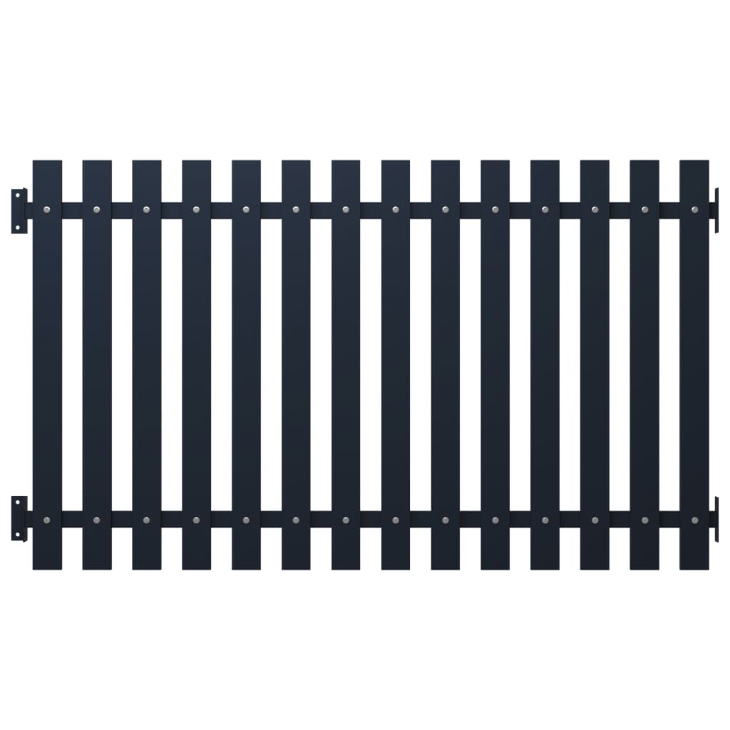 Panou de gard antracit 178x75 cm oțel vopsit în câmp electrostatic GartenMobel Dekor