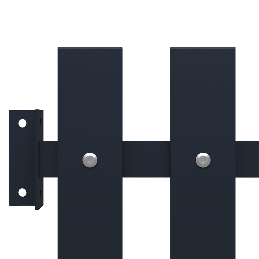 Panou de gard antracit 178x75 cm oțel vopsit în câmp electrostatic GartenMobel Dekor