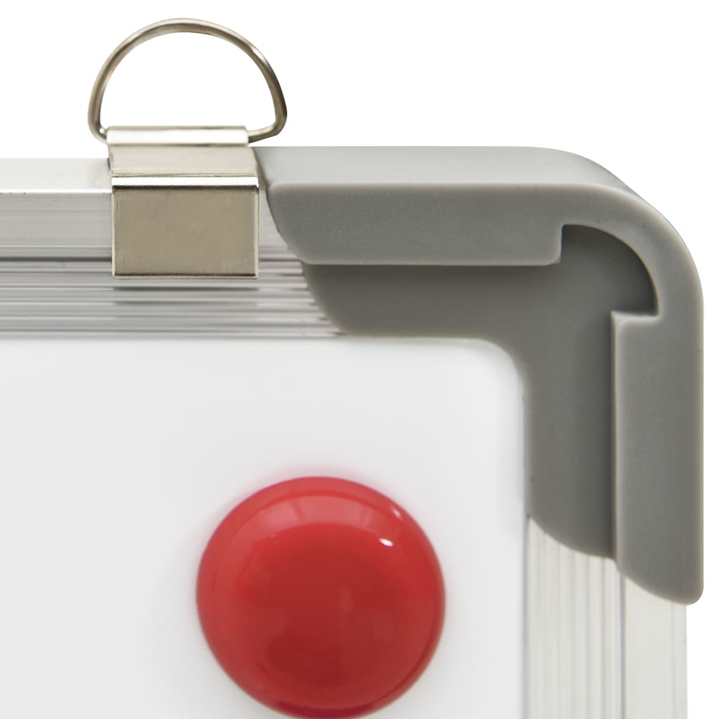 Tablă magnetică albă cu ștergere uscată 90x60 cm oțel GartenMobel Dekor