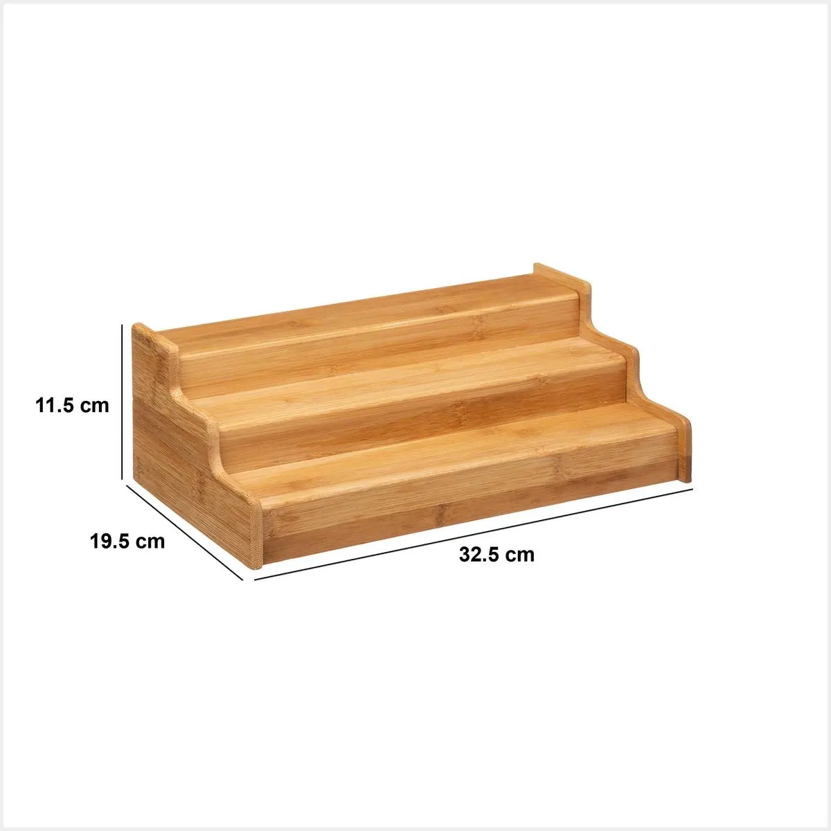 Etajera extensibila suport condimente 5Five, bambus, 32x20x11 cm, maro natural Household NewTrend