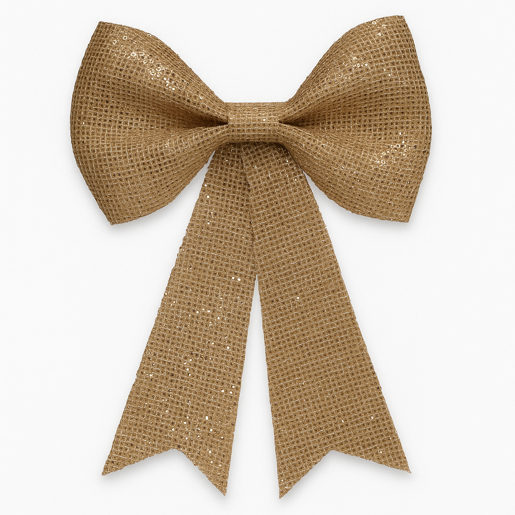 Fundita decorativa cu paiete pentru bradul de Craciun, 19x24 cm, auriu Household NewTrend