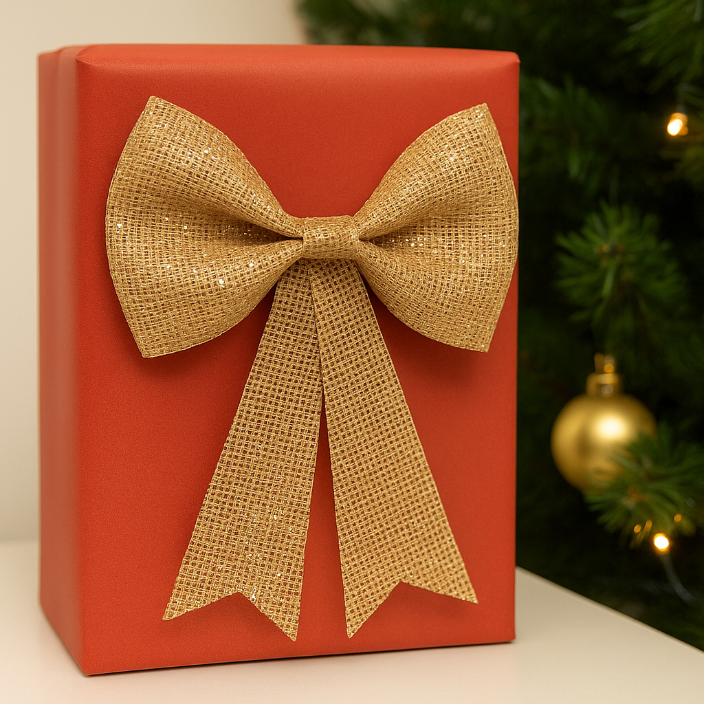 Fundita decorativa cu paiete pentru bradul de Craciun, 19x24 cm, auriu Household NewTrend