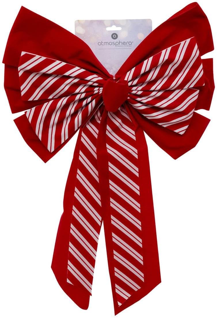 Fundita decorativa pentru bradul de Craciun, 40x60 cm, cu dungi rosii si albe Household NewTrend