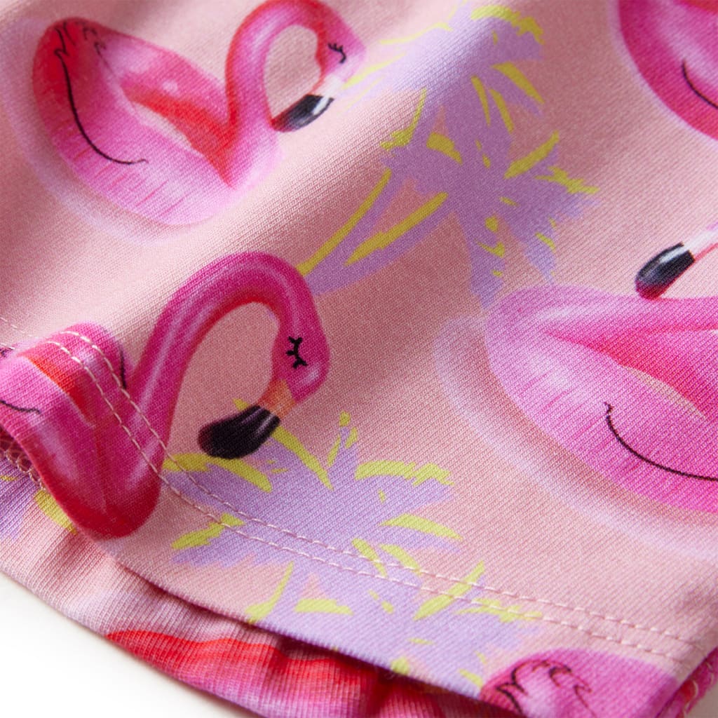 Pantaloni scurți copii cu șnur roz deschis 128 GartenMobel Dekor