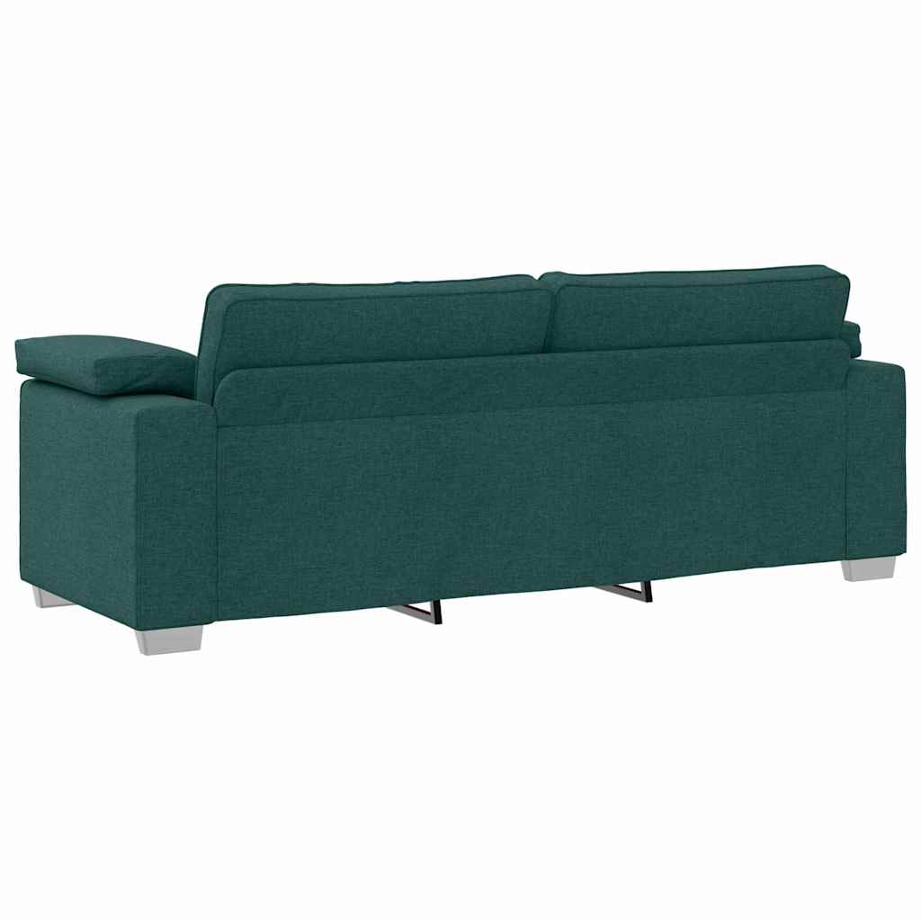 Set de canapea 2 pcs Verde închis 219 x 77 x 82 cm țesătură GartenMobel Dekor