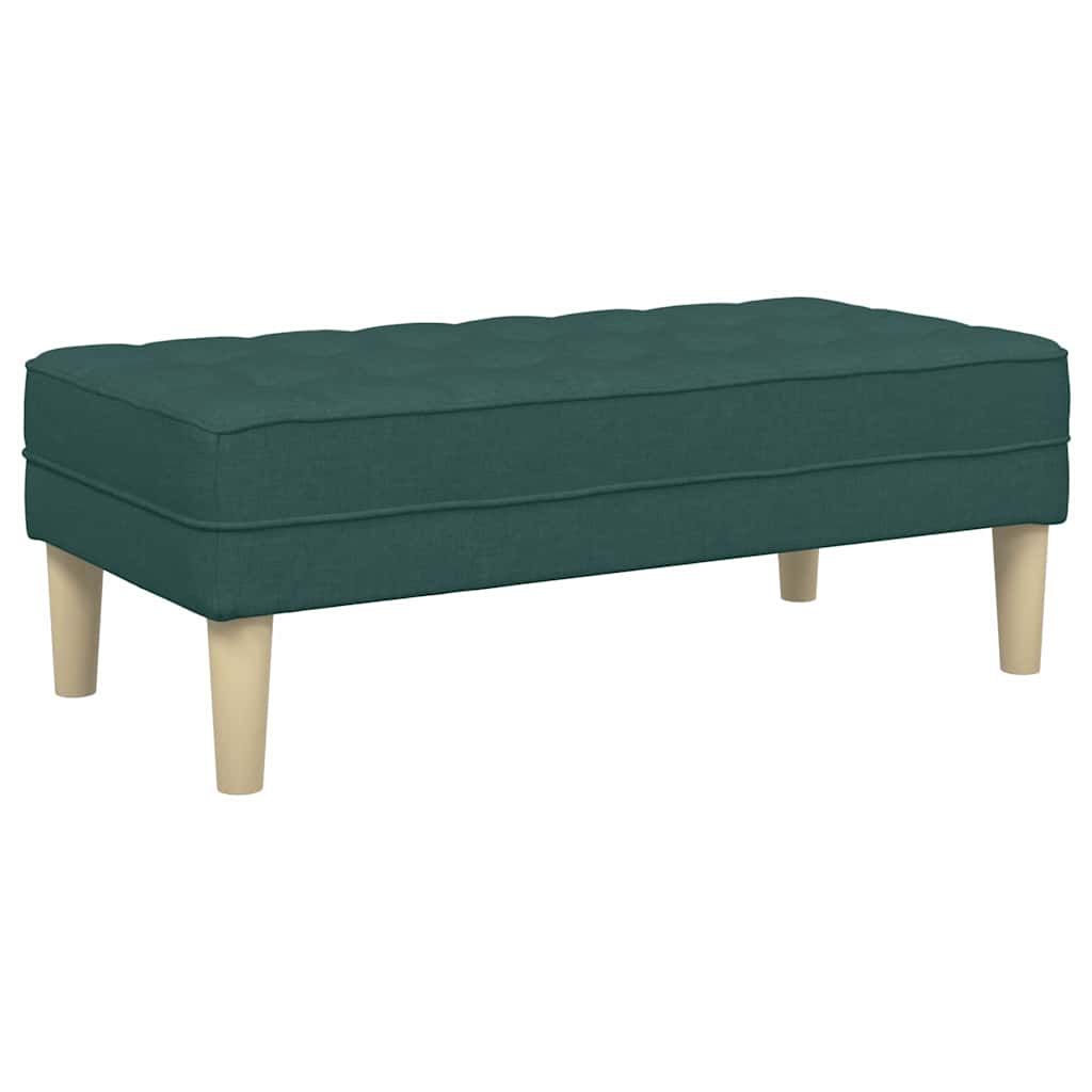 Set de canapea 2 pcs Verde închis 173 x 131 x 67 cm țesătură GartenMobel Dekor