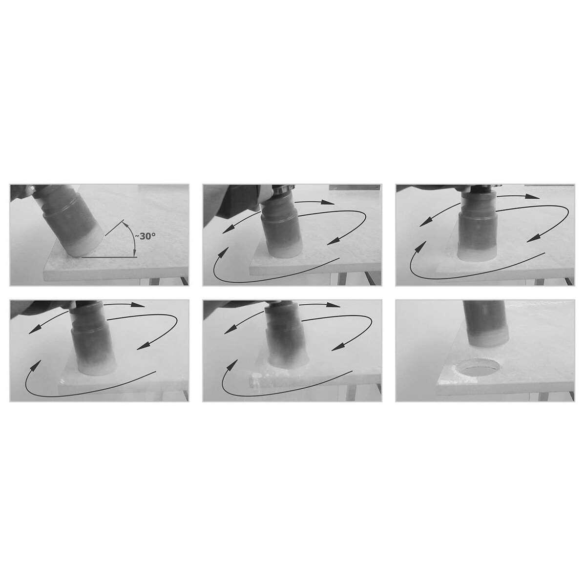 Carota diamantata, vacuum brazed, M14, 120 mm, Richmann Exclusive GartenVIP DiyLine