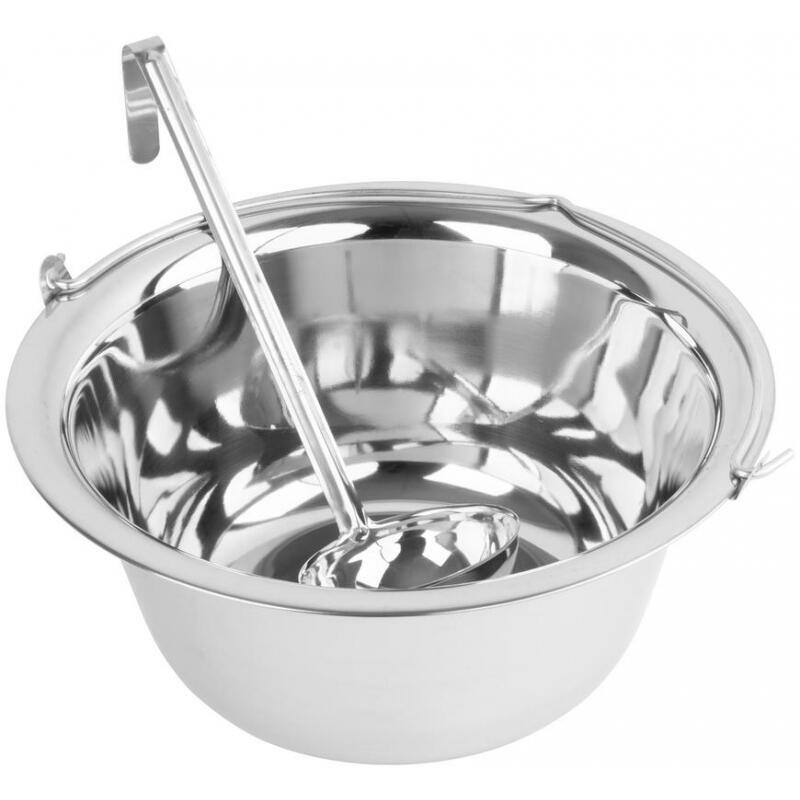 Soba cu ceaun/tuci, cu burlane, 36 cm, ceaun de 14 L, polonic, lingura de lemn, Artool GartenVIP DiyLine