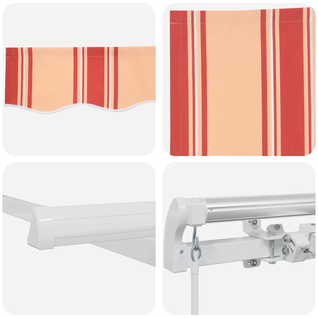 Cortina Retractabilă Dungi Galben și portocalie 300 x 250 cm GartenMobel Dekor